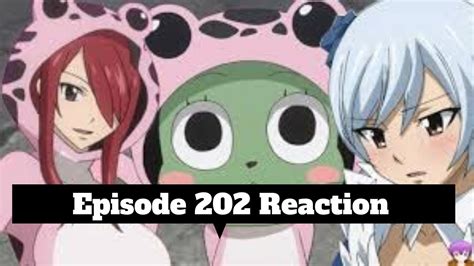 Fairy Tail Blind Anime Reaction Episode 202 English Dub YouTube