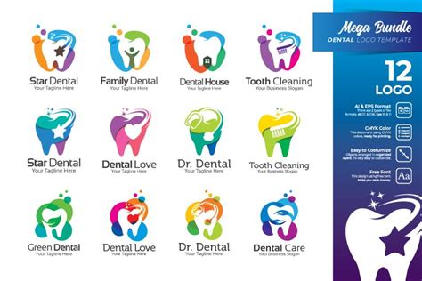 Bundle Logo Dentist And Dental Logo Collection 244590 Logos