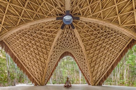Co Lab Design Office Creates Bamboo Yoga Pavilion In Tulum