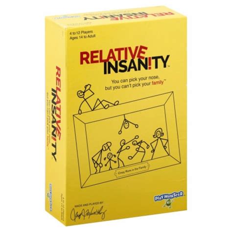 Playmonster Relative Insanity Card Game 1 Ct Frys Food Stores
