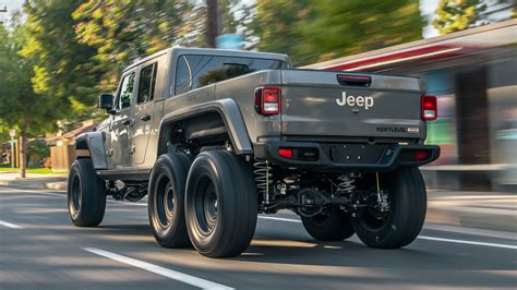 Next Level 6x6 Review Ginormous Six Wheeled Jeep Gladiator Driven