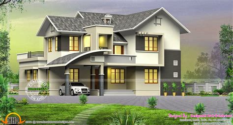 Discover how he created a. Nice 4 bedroom villa in 2350 sq-feet - Kerala home design ...