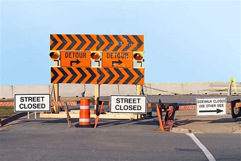 Detour Sign Pictures Images And Stock Photos Istock