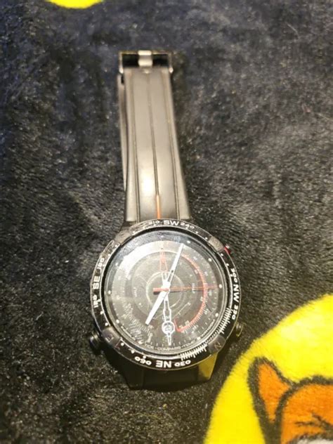 Vintage Timex Indiglo Tide Compass Temp Wr M Intelligent Quartz