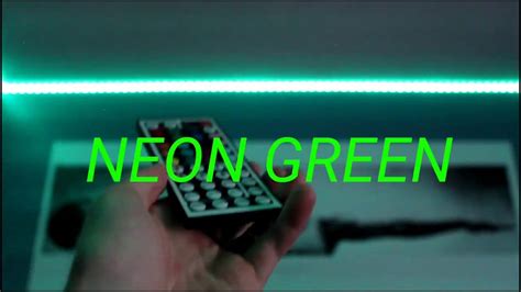 How To Make Neon Green On Led Light Strips Custom Diy Light Strip