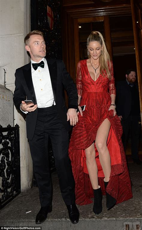 Storm Keating Cosies Up To Ronan At London Leopard Awards Daily Mail