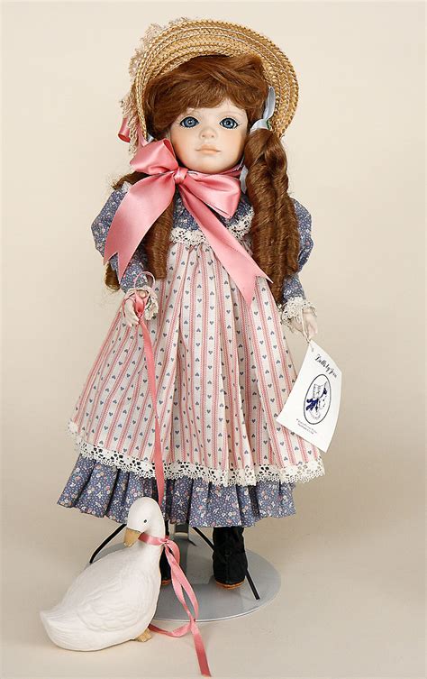 Goose Girl Porcelain Limited Edition Collectible Doll By Jerri Mccloud