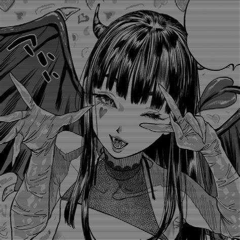 Dark Anime Girl Aesthetic Icon Theneave