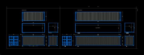 Container Cad Drawing Images