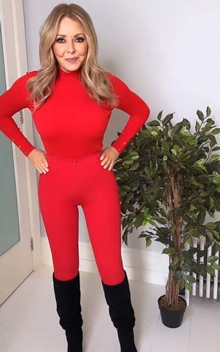 carol vorderman 62 dons skintight jumpsuit as she goes for what the hell happened look