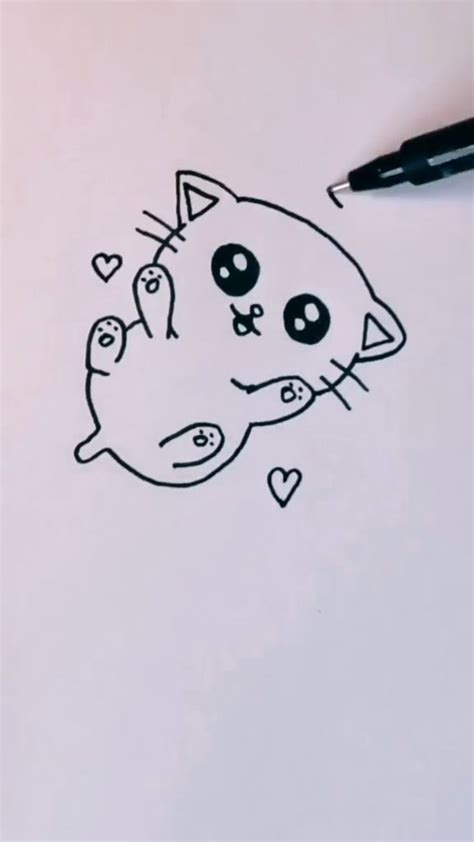 Drawing With Pen So Easy Method Video Cute Doodle Art Easy Doodles