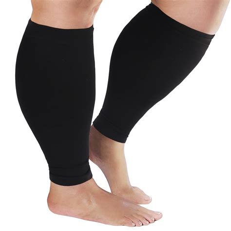 buy plus size compression sleeves for calves women wide calf compression legs sleeves men 6xl