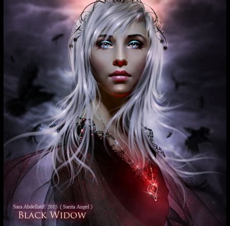 Black Widow Fantasy Abstract Background Wallpapers On Desktop Nexus Image