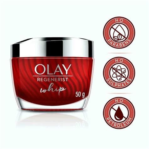 Olay Regenerist Whip Lightweight Face Moisturizer Without Greasiness