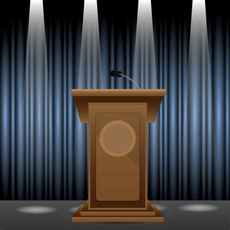 Speech Podium Clip Art Library Images And Photos Finder
