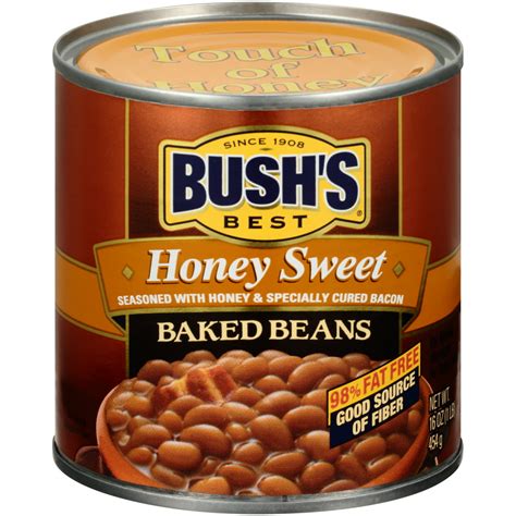 Bushs Honey Sweet Baked Beans Canned Beans 16 Oz