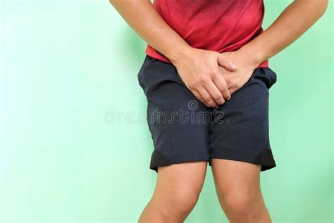 Urinary Incontinence Uti And Control Urine In Male Concept Young