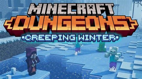 Minecraft Dungeons Creeping Winter Live Stream Youtube