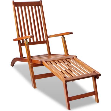 Long wooden chair for garden waveform. Adjustable Outdoor Wooden Deck Chair Sun Lounge | Buy ...