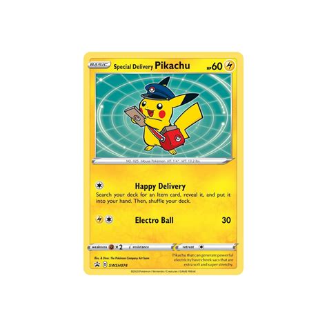 Shaco Design Pokemon Special Delivery Pikachu 60hp Kart Fiyatı