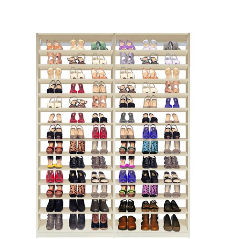 Shop for custom closet shoe rack online at target. Isa Custom Shoe Closet - Double Module Shoe Storage ...