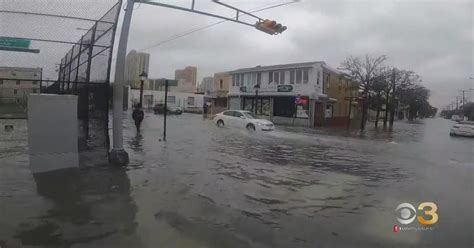 Ians Remnants Cause Coastal Flooding At Jersey Shore Cbs Philadelphia