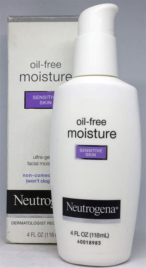 Neutrogena Oil Free Moisture Ultra Gentle Facial Moisturizer Sensitive