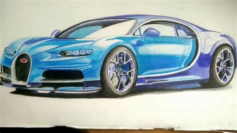 Bugatti Chiron 2017 Drawing Youtube