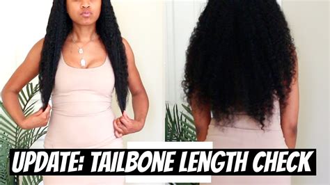 Tailbone Lengthupdated Hair Growth Length Check Youtube