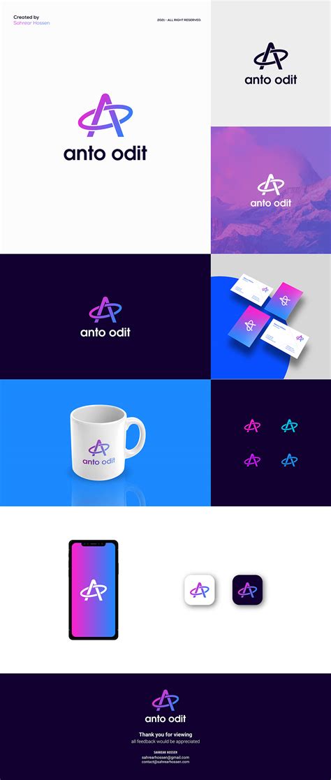 Anto Odit Logo Branding On Behance