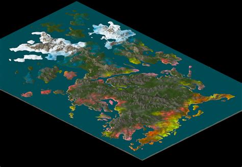 Large Island Map Worldpainter Survival Friendly 4k X 5k