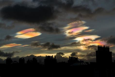 what are nacreous clouds rare phenomenon appears over england and scotland