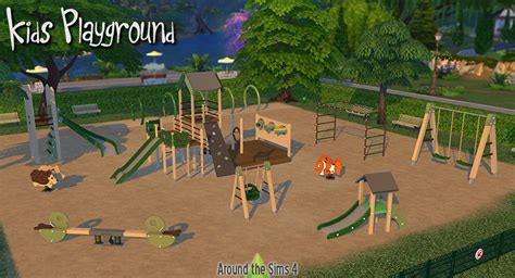 Around The Sims 4 Custom Content Download Kids Playground