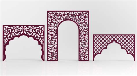 20 Arabic Pattern 3d Models And Vector Files Cnc File Etsy In 2021