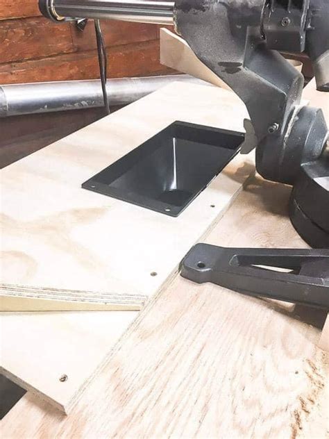 Diy Miter Saw Dust Hood The Handymans Daughter