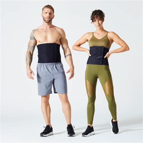 Cardio Fitness Sauna Belt - Black