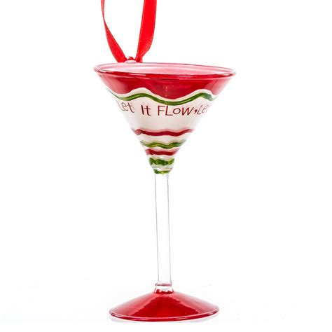 Christmas Martini Glass Ornament Retrofestive Ca