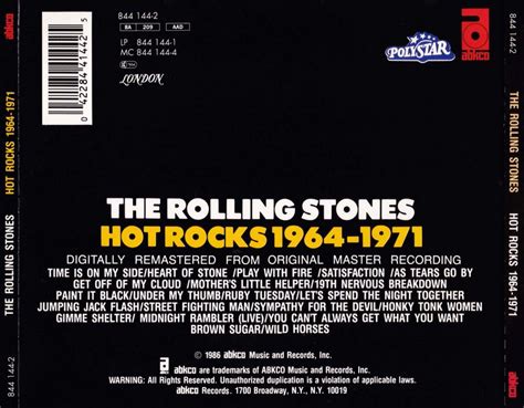 ENTRE MUSICA THE ROLLING STONES Hot Rocks 1964 1971 2 CDs