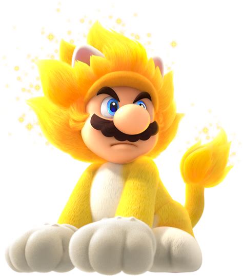 giga cat mario render from bowser s fury