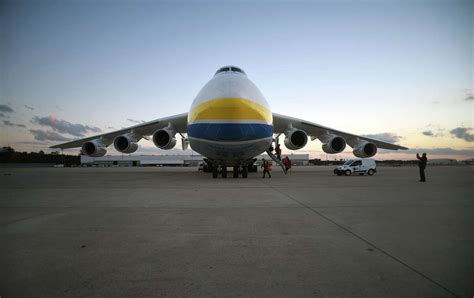 Worlds Biggest Airplane Lands At Bush Airport