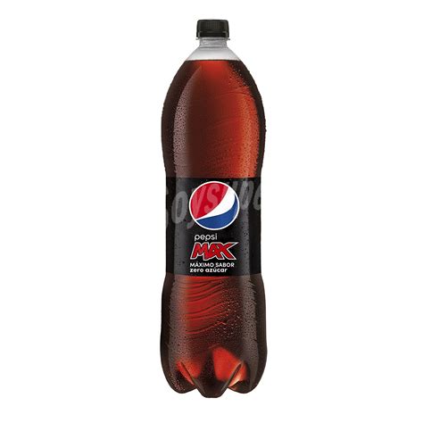 Pepsi Refresco de cola Max Zero Azúcar Botella 2 litros