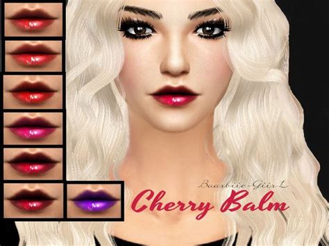 The Sims Resource Cherry Balm By Baarbiie Giirl Sims 4 Downloads