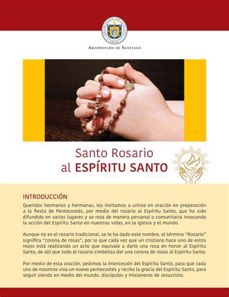 Rosario Al Espiritu Santo Pdf