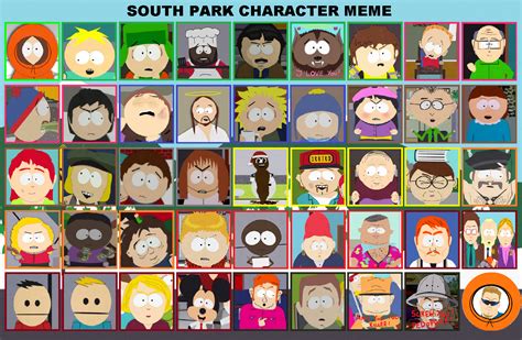 My Top 45 South Park Characters By Yonathanlagrutta On Deviantart