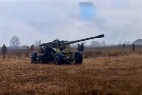 Ukrainian Artillerymen Received Soviet Anti Aircraft Guns Ks 19 Of 100