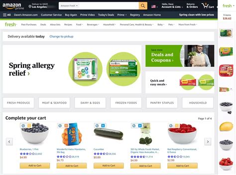 A Guide To Amazon Fresh The Online Retailers Grocery Pickup And
