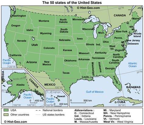 Mapa Estados Unidosminuto Ligado