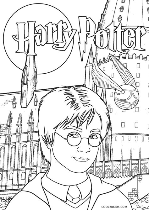 Dibujos de Harry Potter para colorear Páginas para imprimir gratis