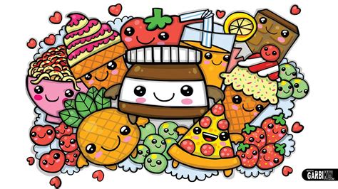 Cute Cartoon Food Wallpapers 67 Images