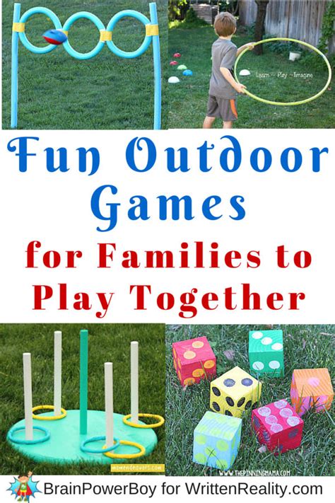 Fun Outdoor Games For Families Written Reality